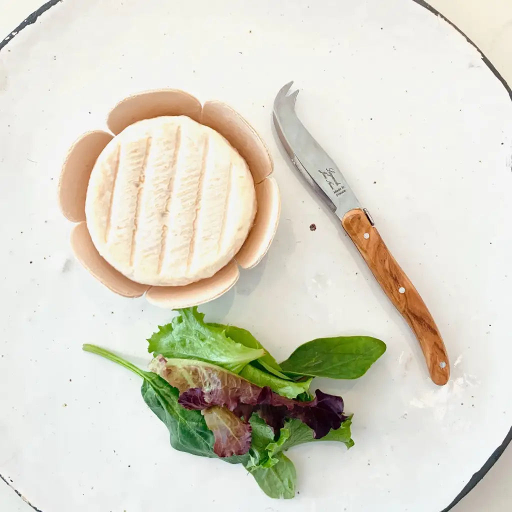 Laguiole mini cheese knife with olive wood handle