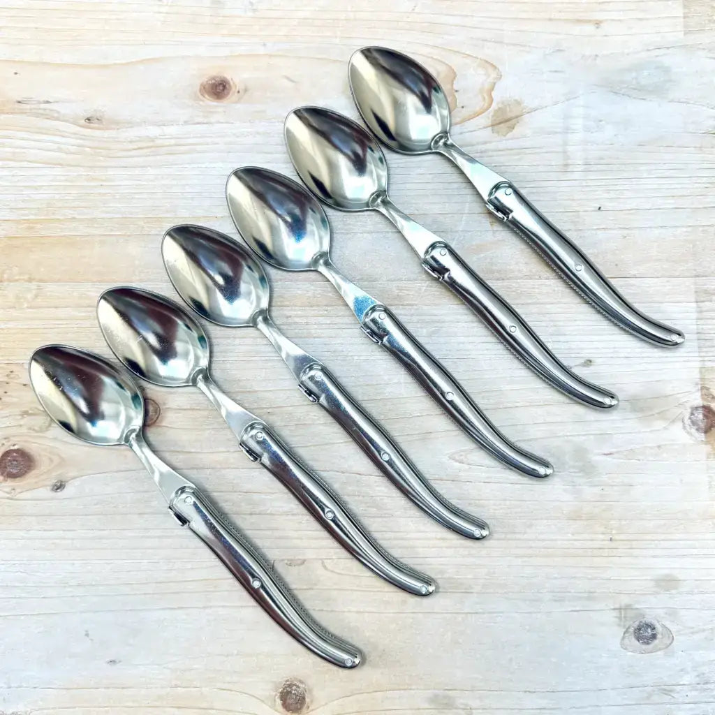 Laguiole table spoons with stainless steel handle