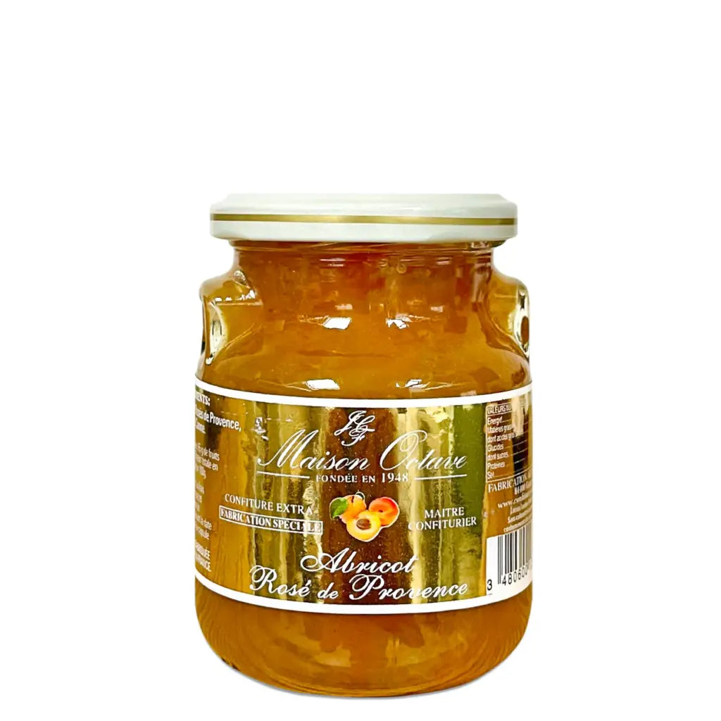 Pink apricot jam. The sweet taste of summer in a delicate jam.