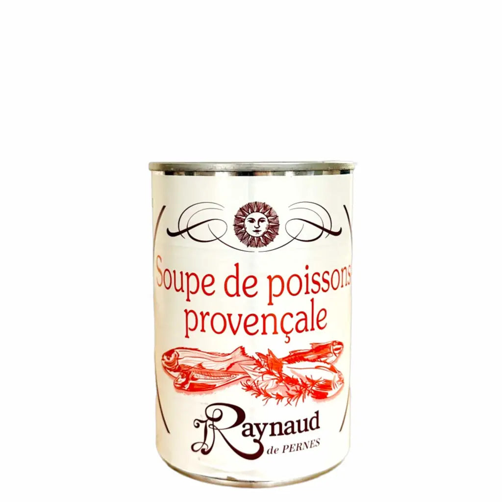 French fish soup from Provence in a tin
