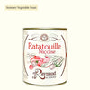 This is the perfect Provençal summer stew that will bring sunshine to your plate all year long! Filled with sun-soaked Provençal vegetables, this ratatouille tin is a must have in your larder that will sort out any winter blues. The vegetables taste deliciously fresh, and it’s great hot or cold, on its own or with meat, poultry, and fish. Easy to reheat as well – just&nbsp;pop it on a low heat for 5min in a saucepan.