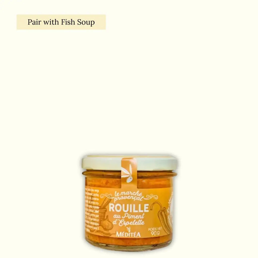 Provençal Rouille sauce with Espelette pepper.