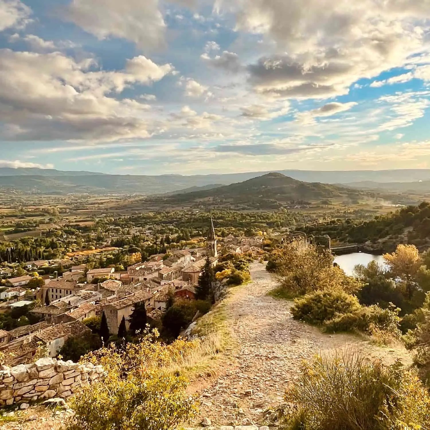 View from le Chateau de Saint-Saturnin-les-Apt