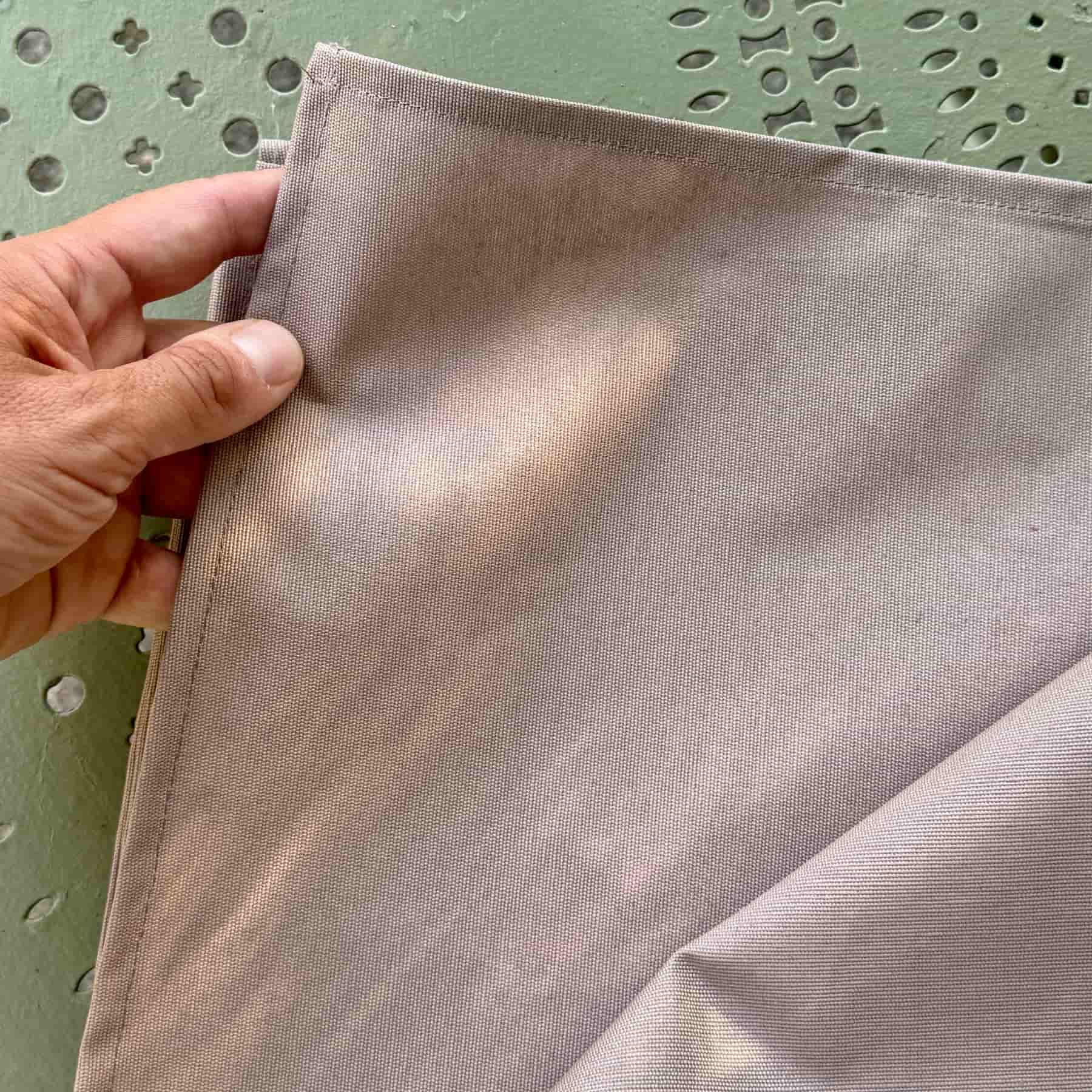 waxed tablecloth colour Argile beige